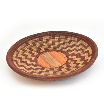 Werregue Plate with Wood  -  Autumn